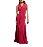 Faye Dress - Raspberry - Image 1