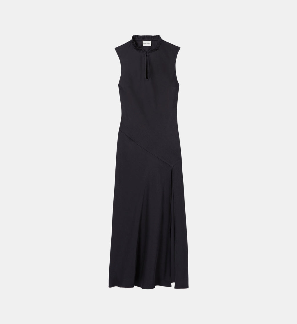 Fluid Midi Dress - Navy - Image 2