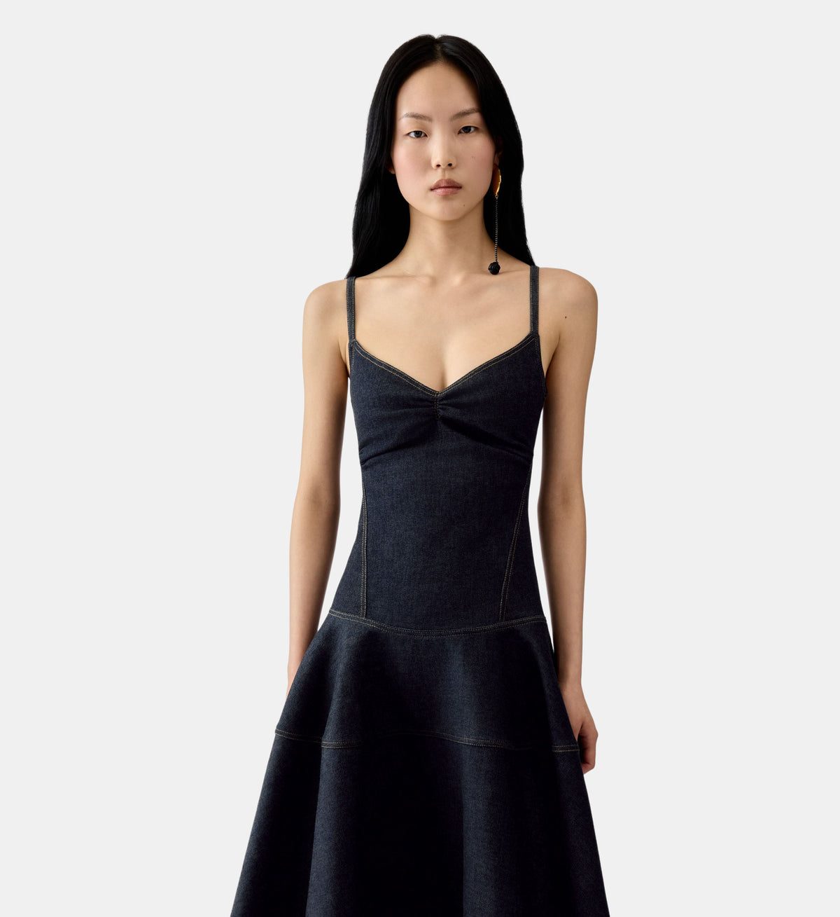 La Robe De-nimes Pina Dress - Dark navy - Image 2
