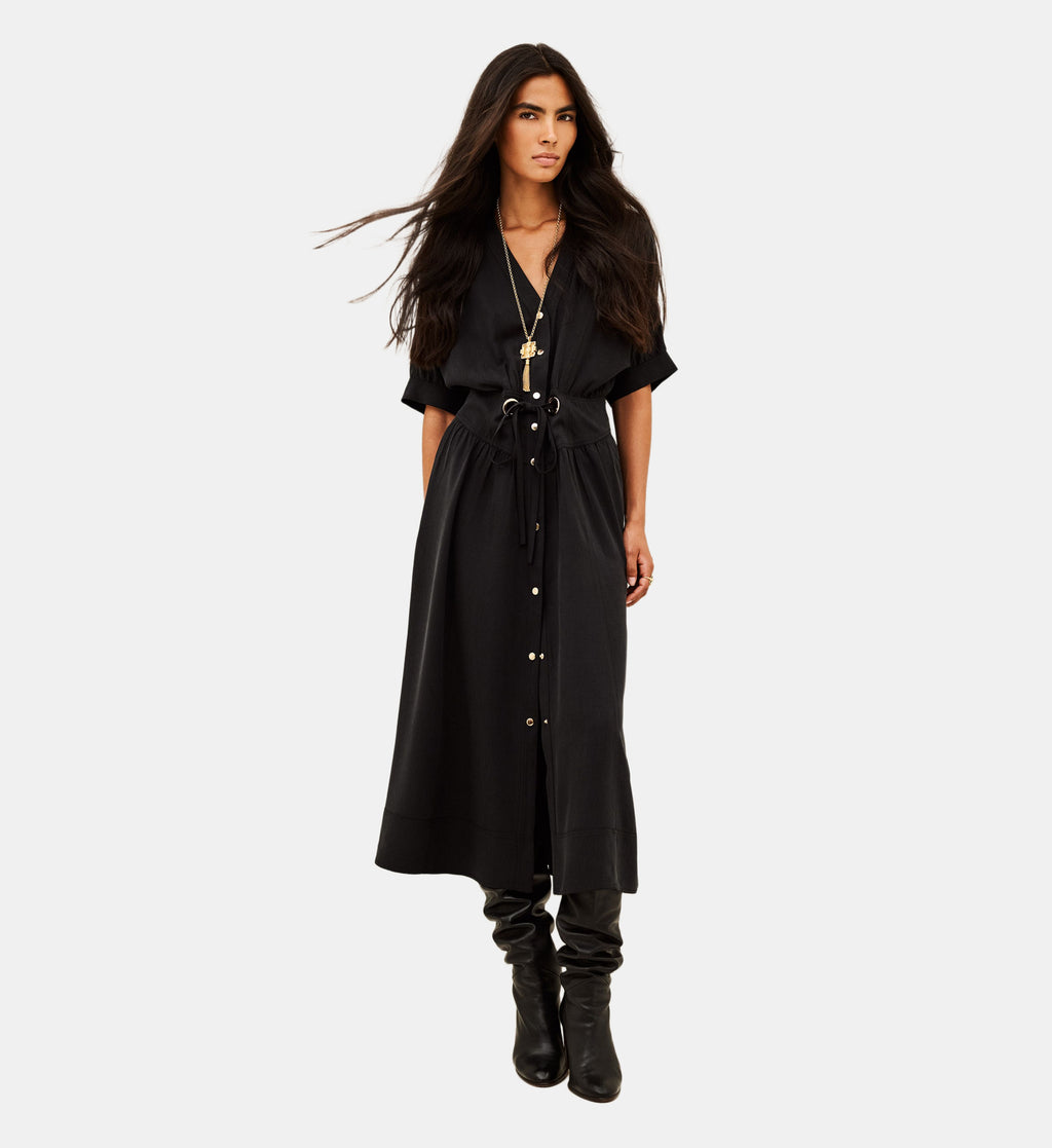 Parisa Dress - Carbon - Image 1