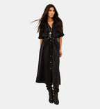 Parisa Dress - Carbon - Image 1