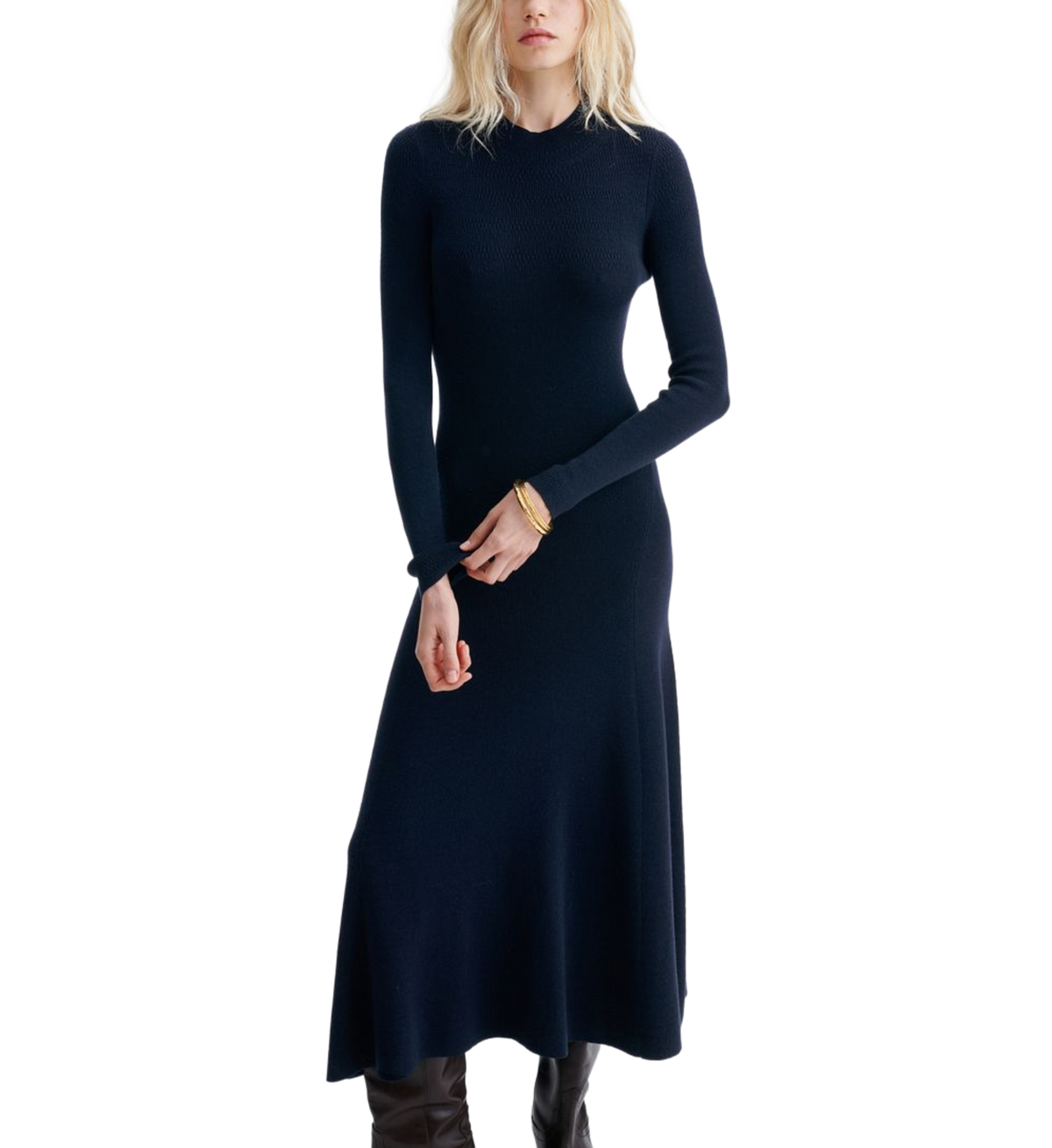 Stella Dress - Navy - Image 1