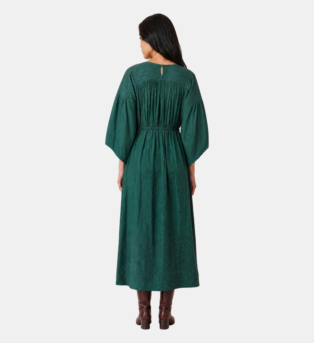 Remie Plain Dress - Green - Image 2