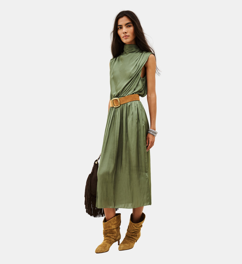 Celea Dress - Khaki - Image 1