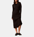 Merino Wool Maxi Dress - Dark Grey - Image 1