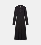 Merino Wool Maxi Dress - Dark Grey - Image 2