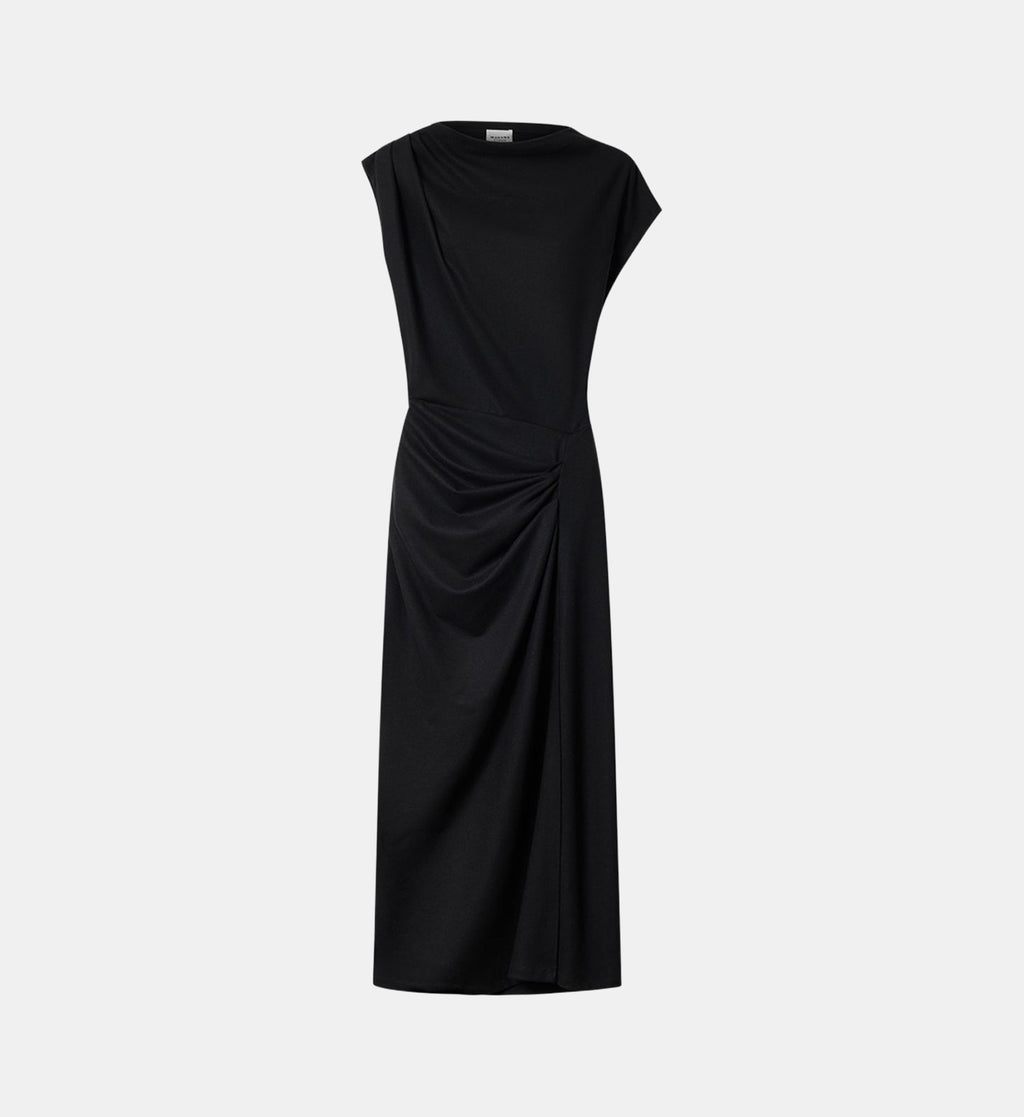 Naerys Slit Maxi Dress - Black - Image 2