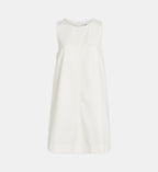 Corfou Short Sleeveless Denim Dress - Ecru - Image 2