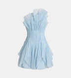 Nisha Short Dress - Sky Blue - Image 2