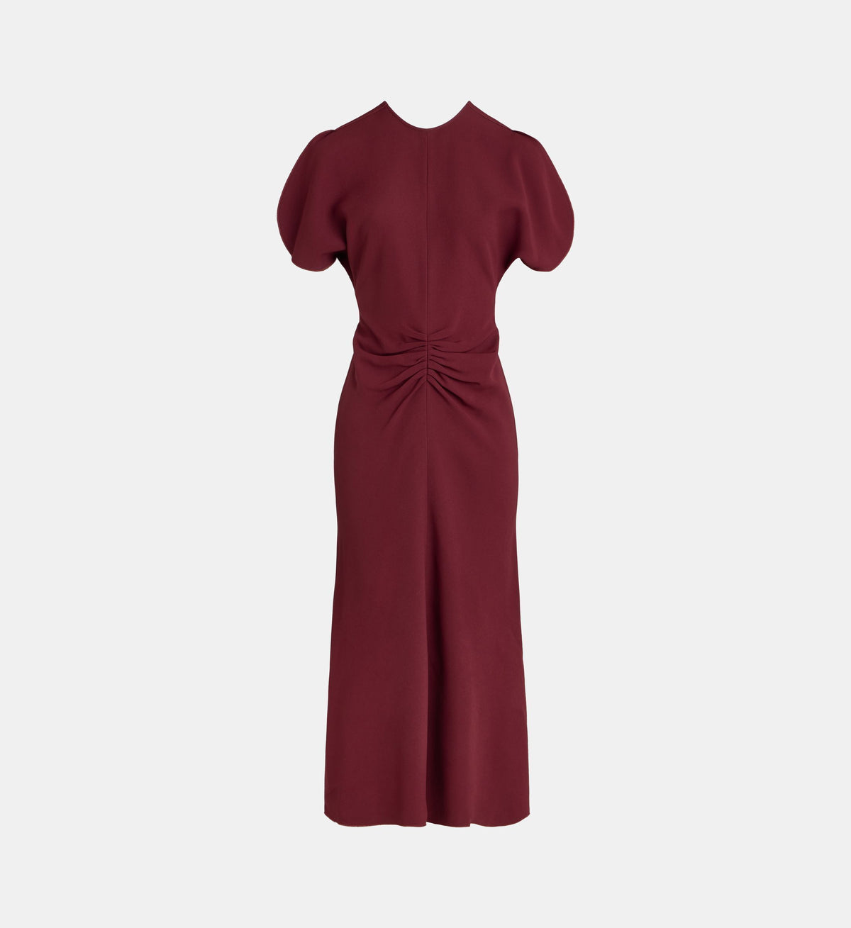 Bela Fluid Crepe Maxi Dress - Burgundy - Image 2