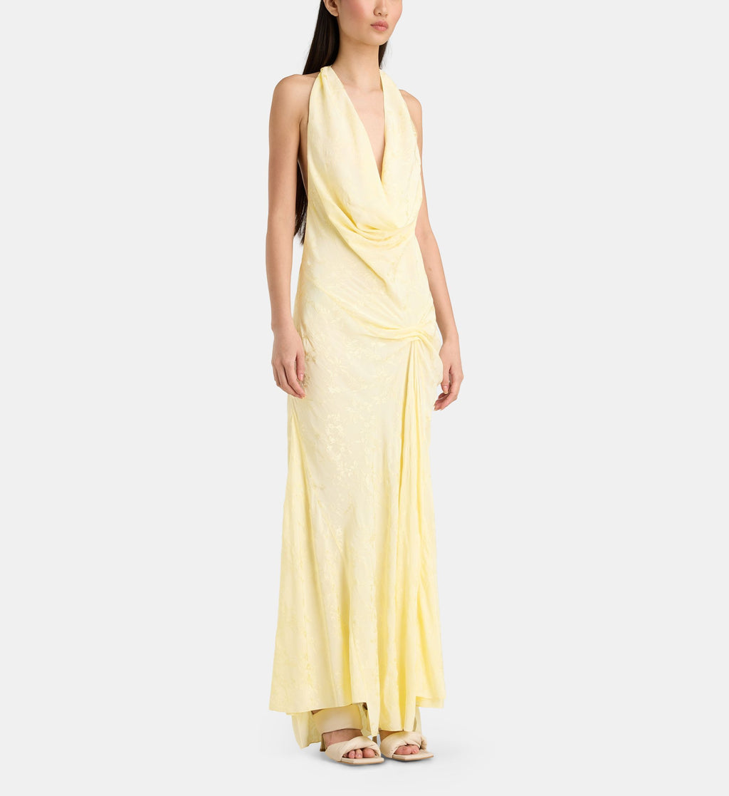 Kelly Sheath Maxi Dress - Ecru - Image 1