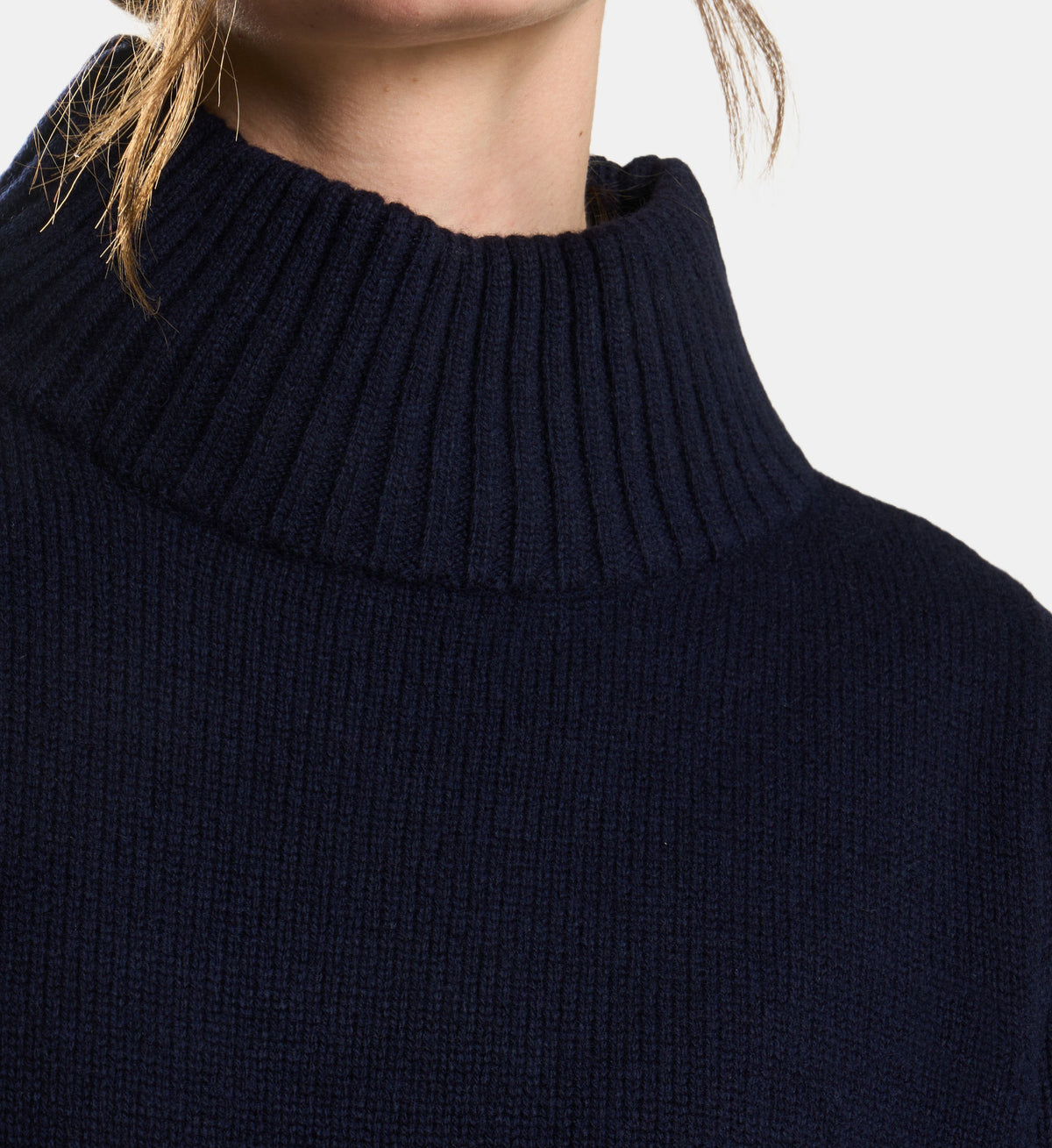 Roxane Short Sweater Dress - Navy - Image 2