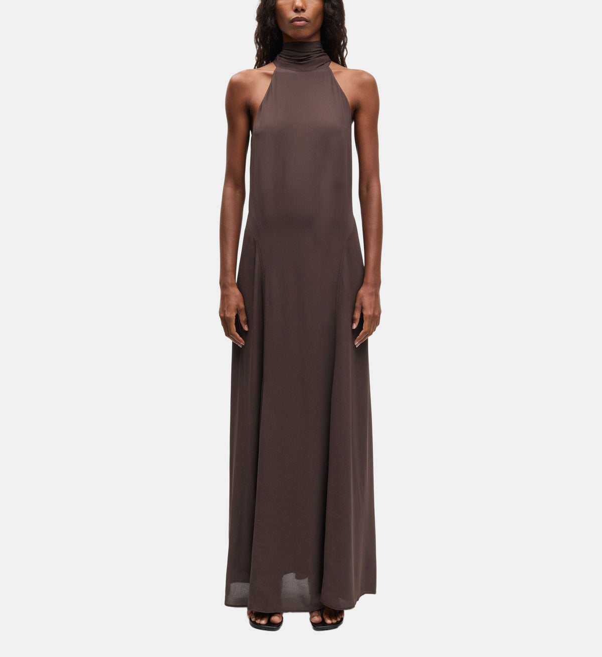 Saniva Maxi Dress - Brown - Image 1
