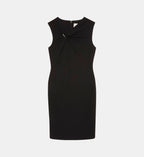 Short Fitted Sleeveless Dress - Black - Image 2